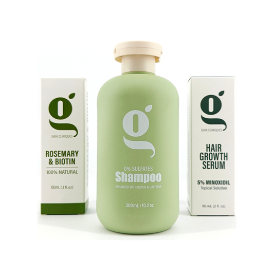 Minoxidil 5% + Shampoo + Vitamin B7 Rosemary Oil