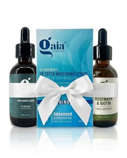 Minoxidil & rosemary oil + free teeth whitening strips